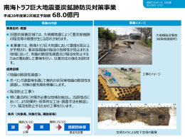 南海トラフ巨大地震亜炭鉱跡防災対策事業