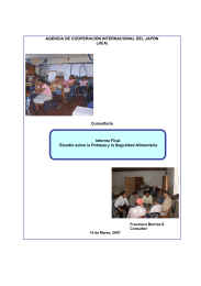 Consultoría Informe Final Estudio sobre la