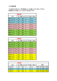 ごみ指定袋について