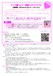 ピンク撮っとり！鳥取フォトコンテスト