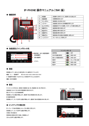 IP-PHONE 操作マニュアル（7841 版）