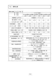 12. 標準仕様