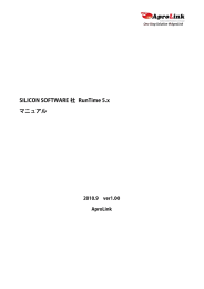 SILICON SOFTWARE 社 RunTime 5.x マニュアル