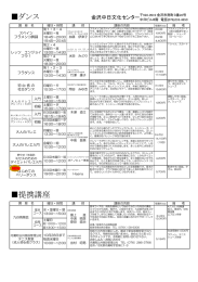 ダンス 提携講座