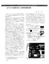 光アナログ演算を用いた実用的画像処理