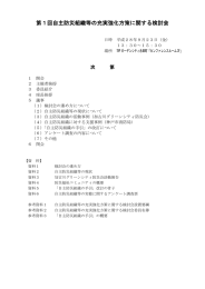 第1回自主防災組織等の充実強化方策に関する検討会