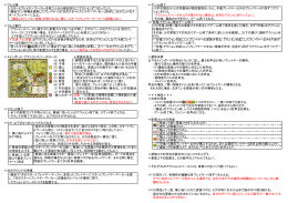 ＊プレイ順 ＊ゲーム終了 ・スタートプレイヤーマーカーを持つ人から時計