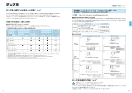 防火区画 - 三菱日立ホームエレベーター