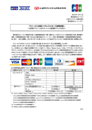 全店にてクレジットカード決済を導入