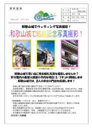 和歌山城でウェディング写真撮影！