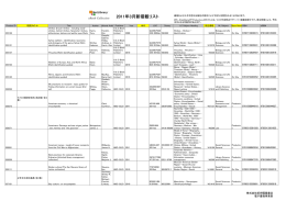 2011年3月新搭載リスト