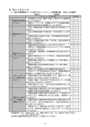 チェックシート.