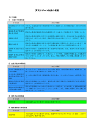 育児サポート制度の概要