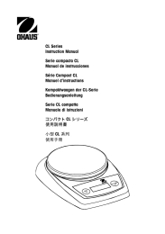 CL Series Instruction Manual Serie compacta CL Manual de