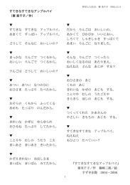 すてきな すてきな アップルパイ。