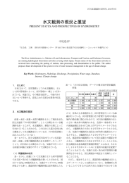 水文観測の現況と展望