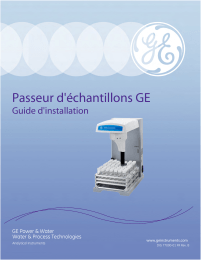 Passeur d`échantillons GE - GE Analytical Instruments