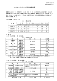 エースローリーホースの性能試験結果