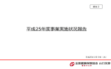 資料3 平成25年度事業実施状況報告