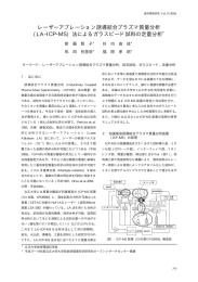 レーザーアブレーション誘導結合プラズマ質量分析