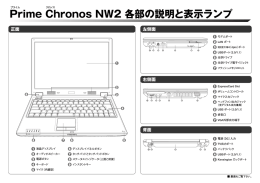 Prime Chr。n。s NW2 各音Bの説明と表示ランプ