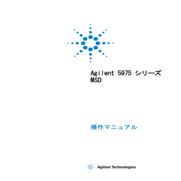 G3170-96013 Agilent 5975 シリーズ MSD 操作マニュアル