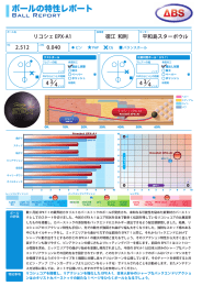 ボールの特性レポート