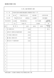 平成26年度浄水場使用薬品購入単価契約