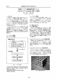 単眼カメラの動画像処理による 3次元モデル生成法に関する検討