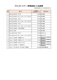 H28プリンタートナー単価契約.