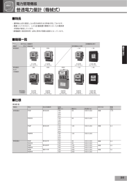 普通電力量計（機械式）