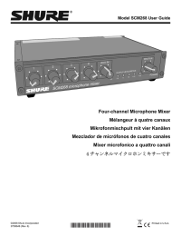 Four-channel Microphone Mixer Mélangeur à quatre canaux