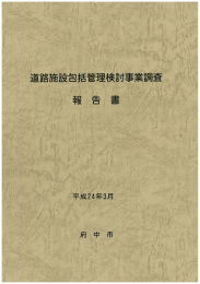 道路施設包括管理検討事業調査報告書（PDF：2806KB）