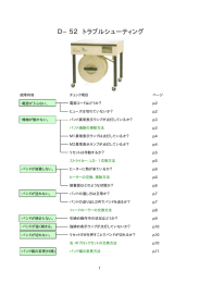 D−52 トラブルシューティング