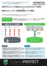 CylancePROTECTとJP1/IT Desktop Management 2 によるエンド