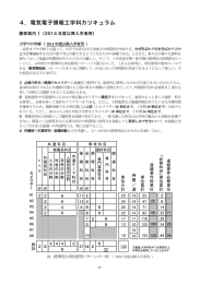 4．電気電子情報工学科カリキュラム - 神奈川大学 工学部 電気電子情報