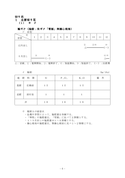 切り花 1 主要切り花