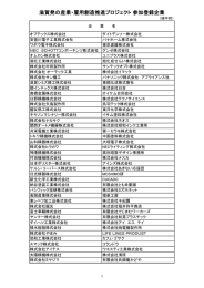 参加企業一覧