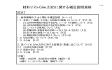 外部リスト（材料リスト） - JAPIA 日本自動車部品工業会