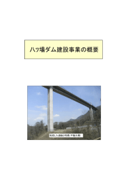 八ﾂ場ダム建設事業の概要