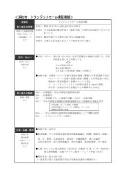 ＜浜松市：トランジットモール実証実験＞