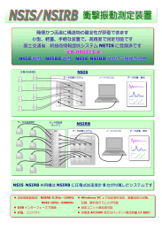 NSIS/NSIRB衝撃振動測定装置