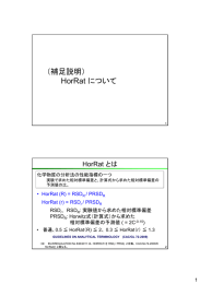 HORRAT補足説明資料（PDF：137KB）