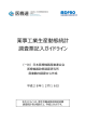 薬事工業生産動態統計 調査票記入ガイドライン