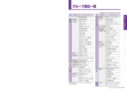 （グループ会社一覧～建設セグメント・その他セグメント