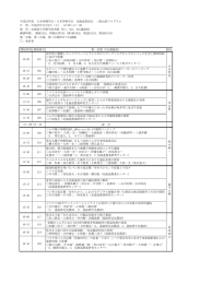 平成23年度 日本育種学会・日本作物学会 北海道談話会 一般公演