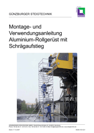 Montage- und Verwendungsanleitung