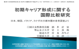 日本、韓国、イタリア、カナダの大都市圏の若者調査より 本、韓国