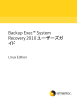 Backup Exec™ System Recovery 2010 ユーザーズガイド: Linux Edition