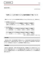 世界シェールガス株ファンド - キャピタル アセットマネジメント株式会社